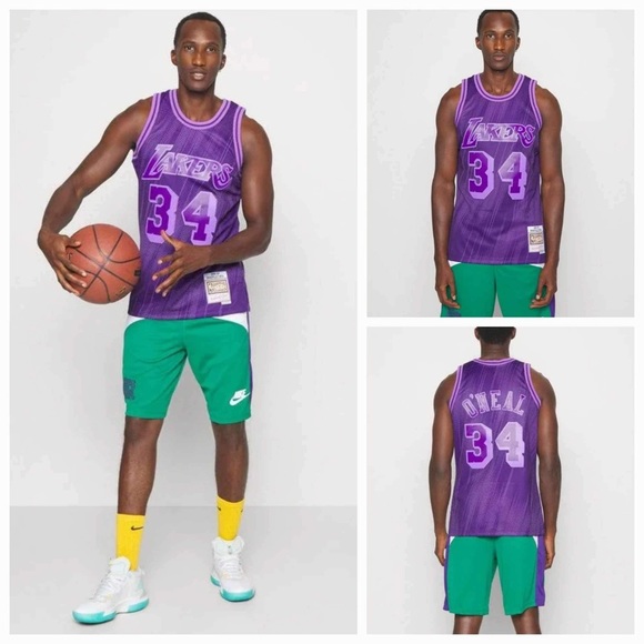 Monochrome Swingman Shaquille O'Neal Los Angeles Lakers 1996-97 Jersey - MEDIUM